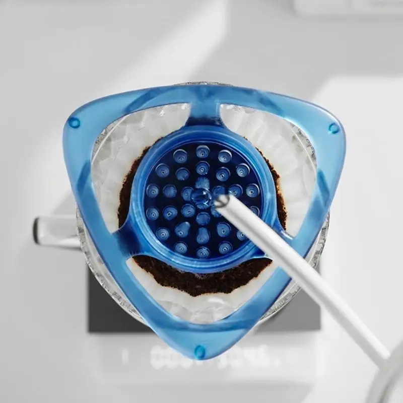 A0KE Resins Cone Coffee Filter Dripper With Dispersion Holes For Stable Infusions