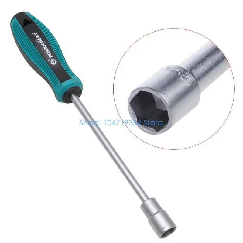 0XLD Metal Socket Driver Wrench Screwdriver Nut for Key Nutdriver Hand Tool 14mm
