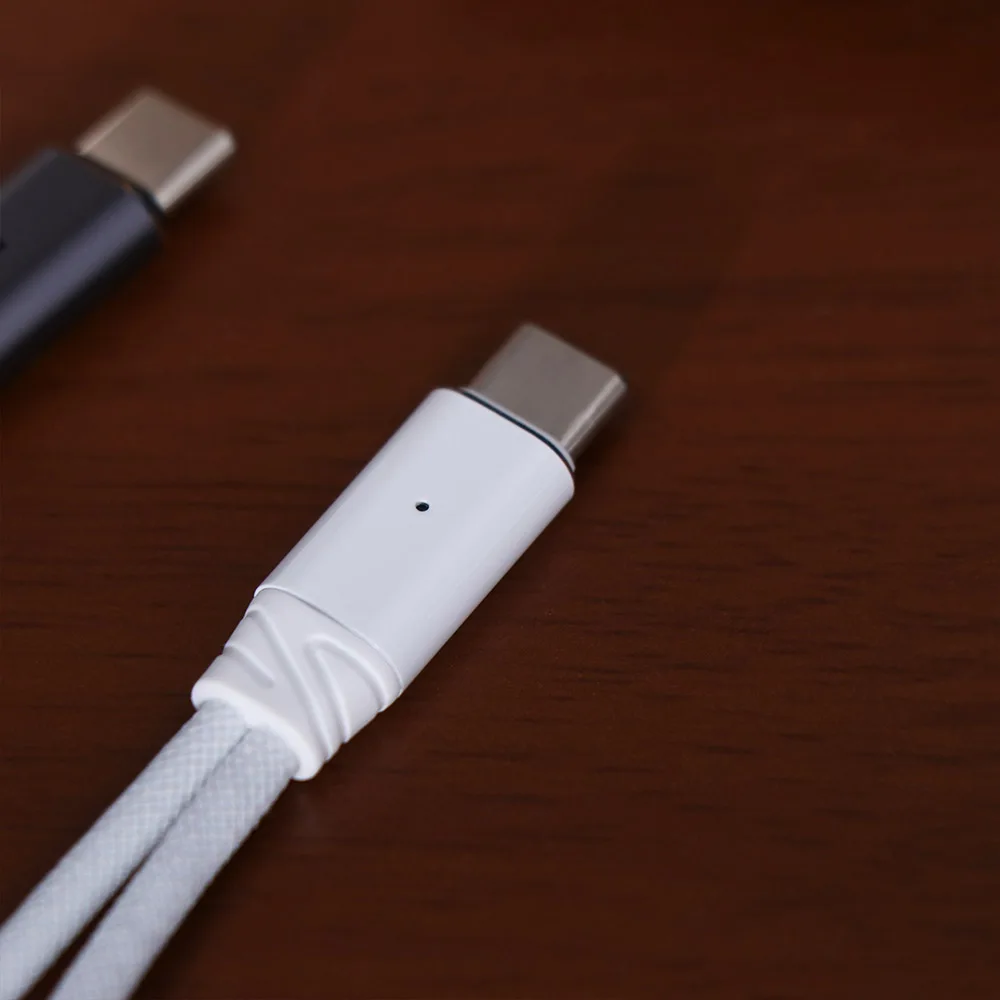 2 in 1 Design 2-in-1 USB C OTG Adapter Fast Charging PD 100W 2 in 1 USB Type C Audio Cable USB Female Port 480Mbps Data Transfer
