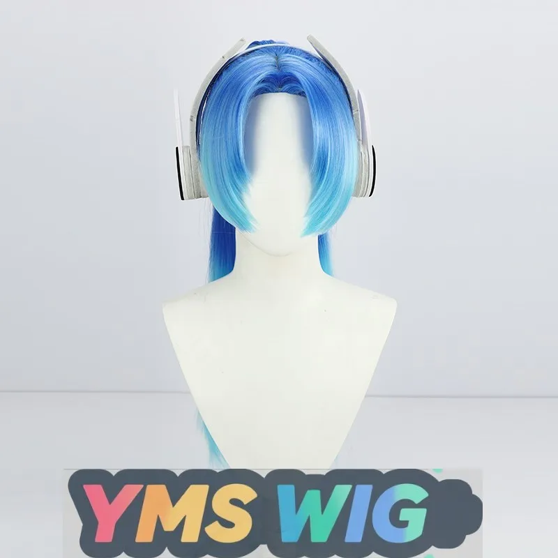 [YMS WIG] jeu Mobile PlayerUnknown's Battlegrounds jeu pour la paix Rocket Girl Cos perruque Simulation cuir chevelu casque