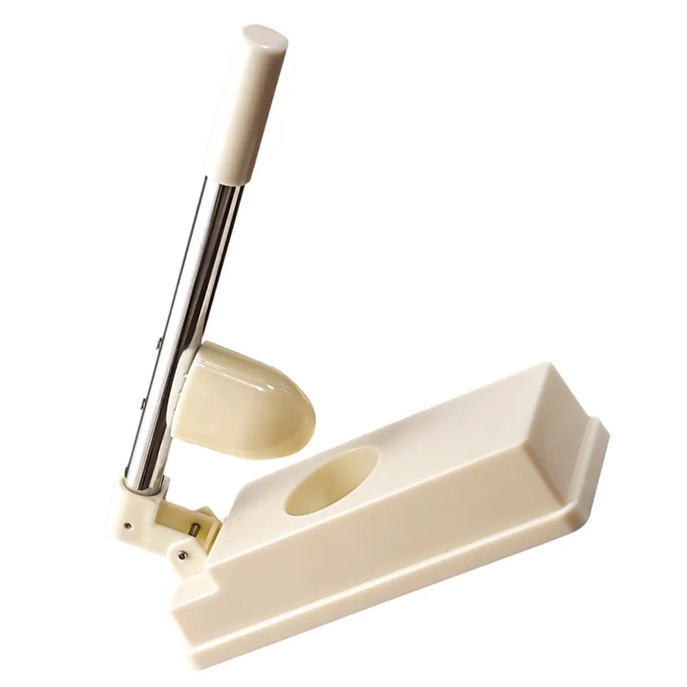 Prensa para masa Qingming Fruit Green con mango largo y profundo para envolturas de dumplings, rollitos primavera y pieles de nieve