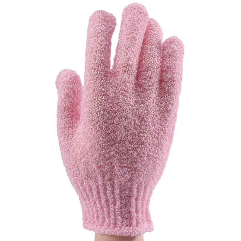 4 paia di guanti da bagno per doccia lavaggio esfoliante per la pelle massaggio Spa detergente per Scrubber per il corpo