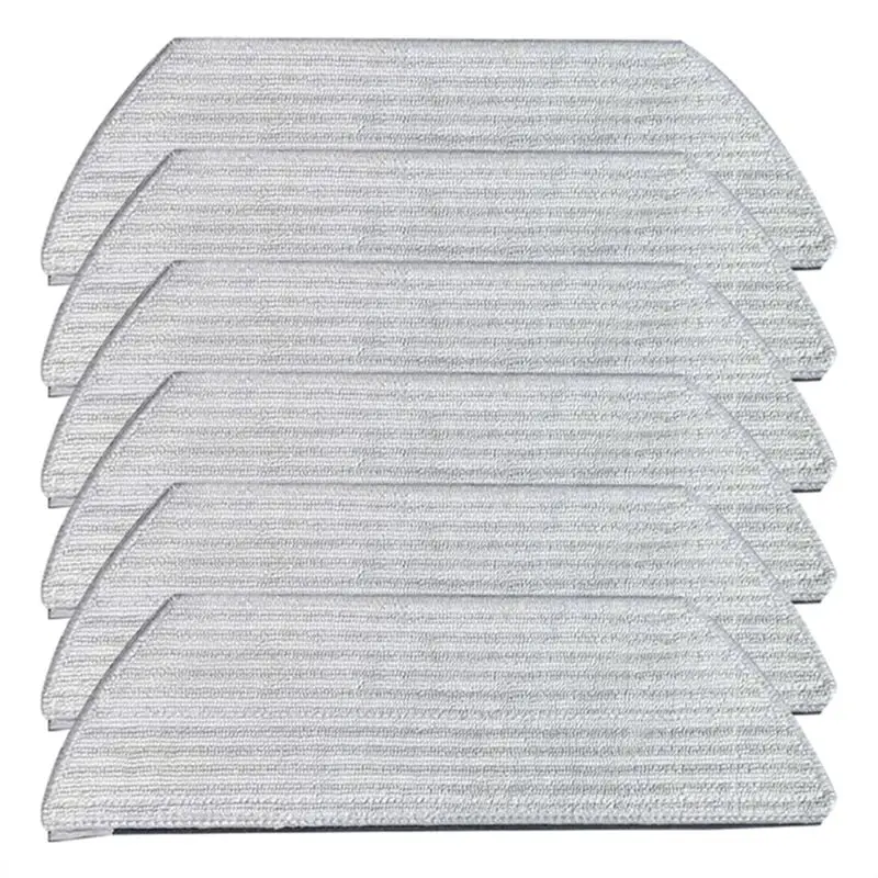 BHBD-5Pcs Vacuum Mop Pads Replacement For Shark AV2800ZE/RV2820Y Robot Vacuum,Vacmop Pads Refills,Washable Reusable Soft Pads