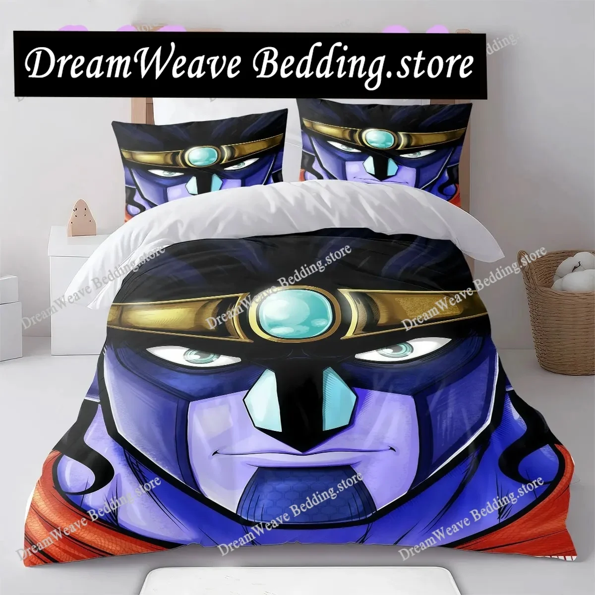 

JOJO anime Soft and Comfortable Duvet Cover, Children's Bedding Set Gift, Extra Large Size, Various Sizes Available