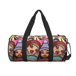 Bratz-bolsa de viaje para gimnasio, bolso deportivo impermeable, informal, personalizado, divertido, 20 ° aniversario, Y2k, para pareja