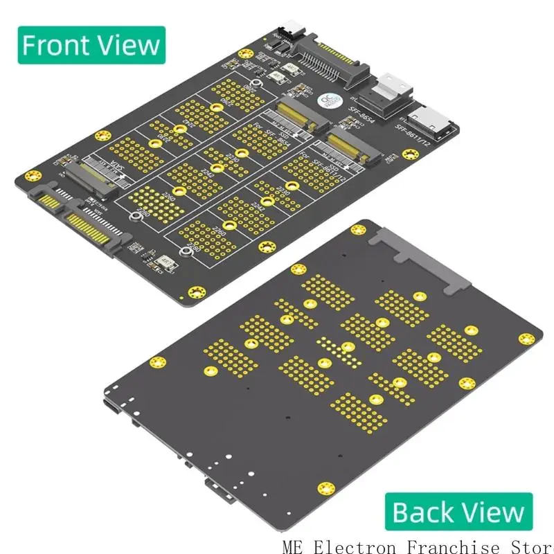 Soid Disks Converter for M.2 NVMe to SFF 8611 SFF 8654 Connection Multiple Interfaces Efficient