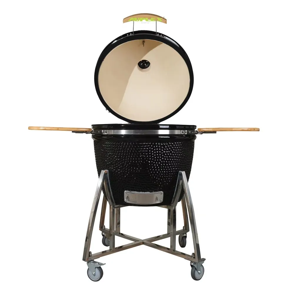 OEM Big 29 Inch Green Heat-resistant Ceramic  Charcoal Barbecue BBQ Kamado Grills