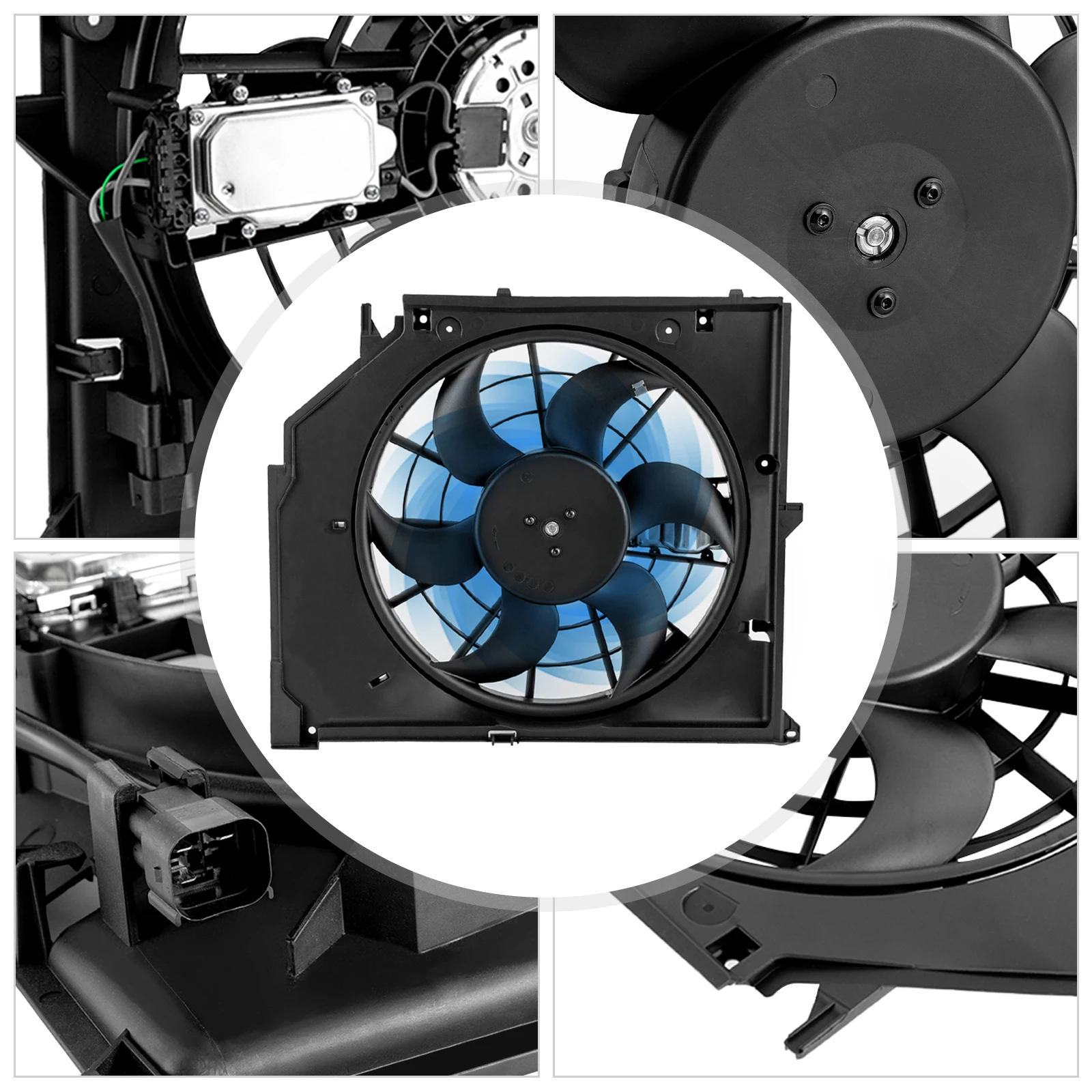 Radiator Cooling Fan Assembly For BMW