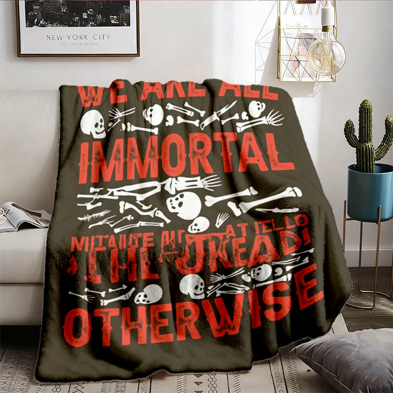 Vicious Flannel Blanket, V.E. Schwab, Victor Vale, Villains Series, ADSOM Book Lover, We Are All Immortal, Bookish Flann