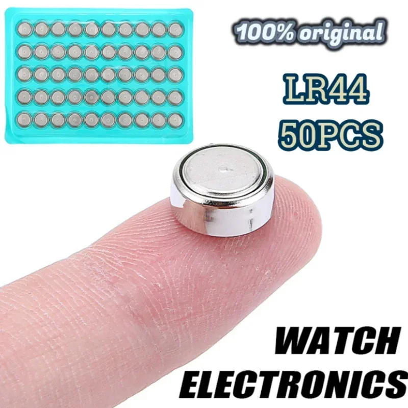 New LR44  Battery Button Watch Button Battery LR44 Alkaline Button Battery AG13 1.55V for Watch Ronic Remote Control Toy Ect