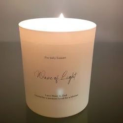 Personalised Candle Label Stickers, Simple & Modern, Black/Foil, Clear, White Stickers, Customisable Homemade Candle Stickers, C