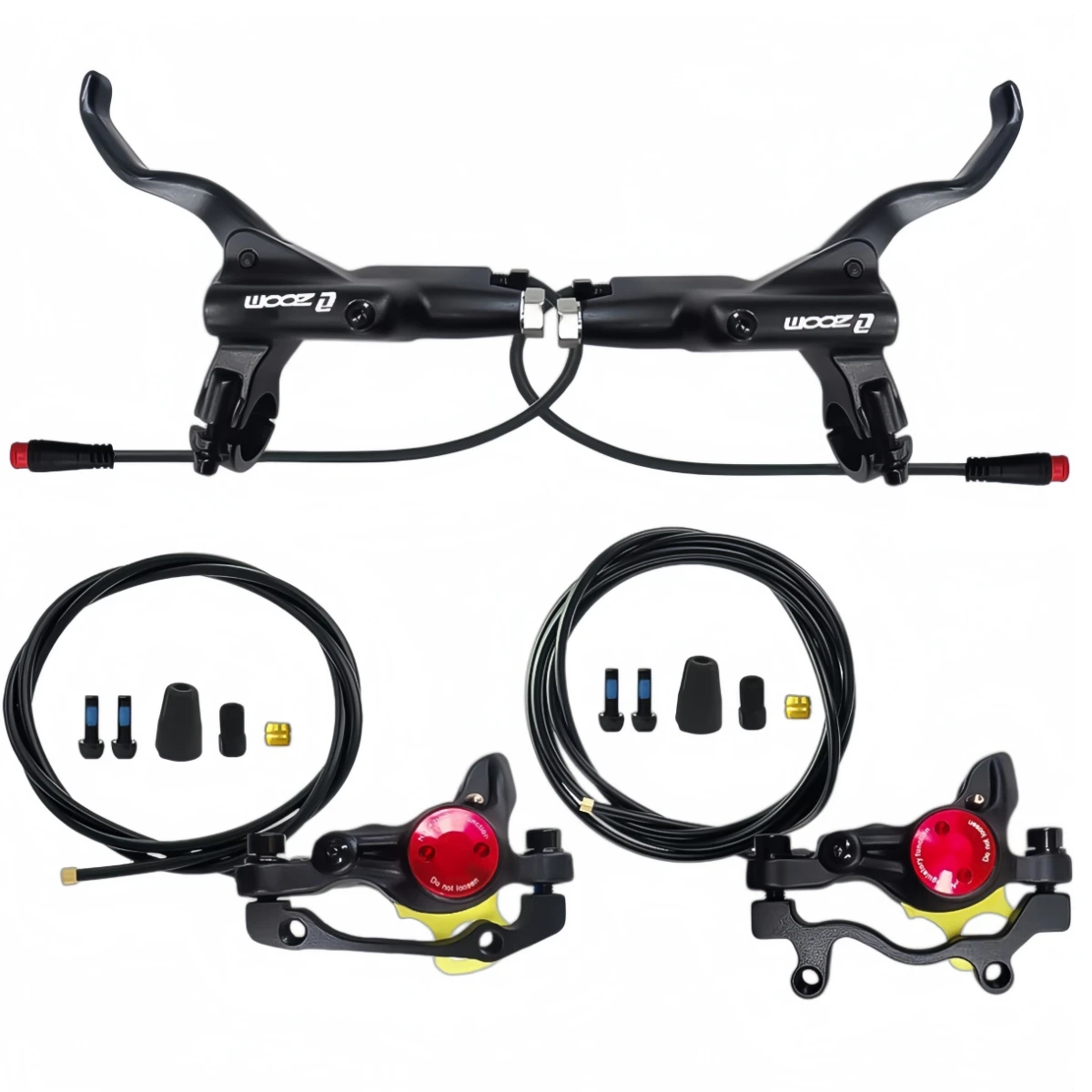 ZOOM HB-875E Bike Accessories Bicycle Power-off Brake Handle & Brake Caliper Set, Hydraulic Brake For Electric Scooter E Bike