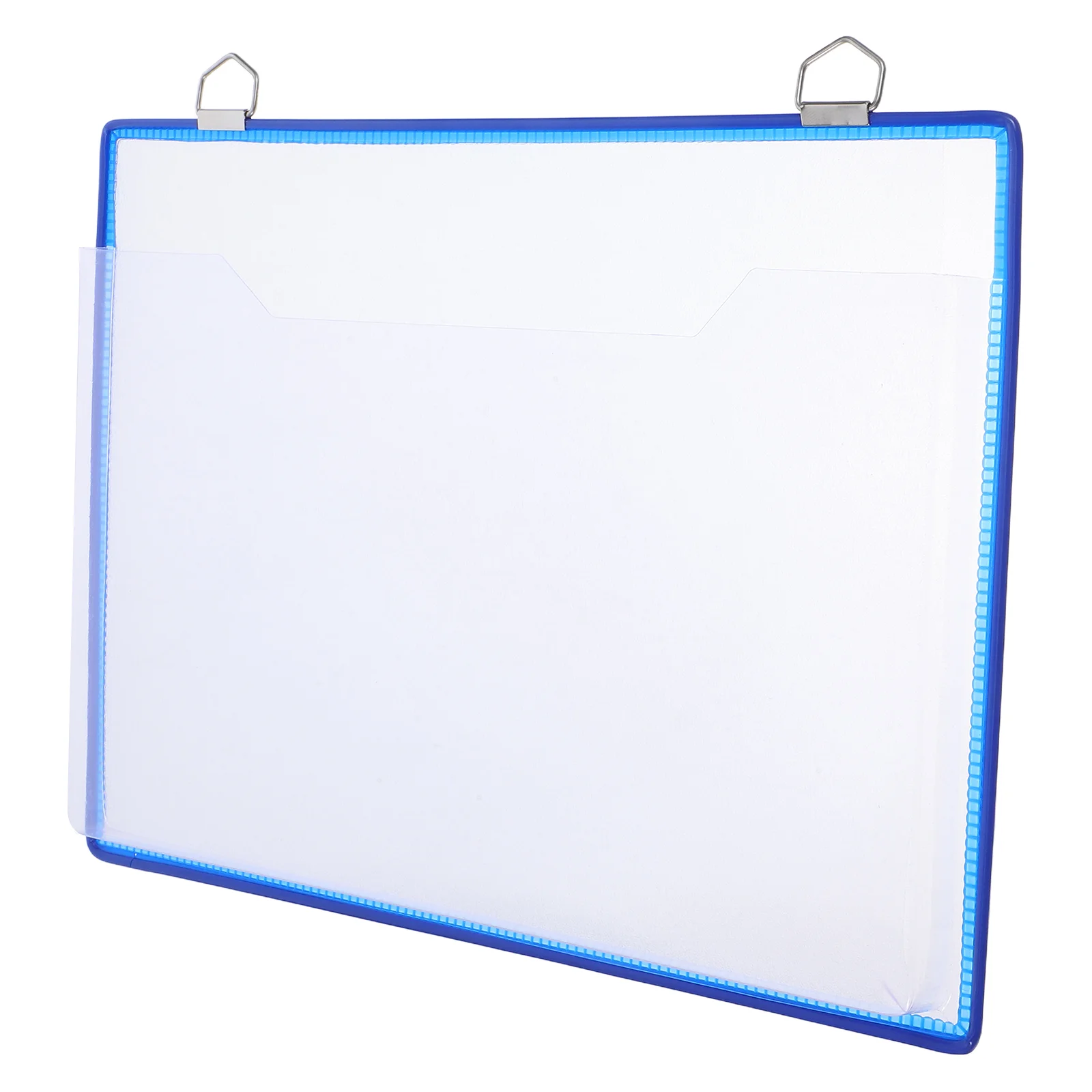 

Hanging File ganizer A4 Transparent Storage Bag for Documents Books Magazines Wall Mountable Thick Plastic Large Capacity Desk