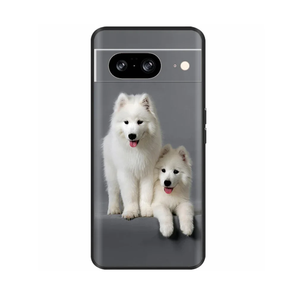 For Google Pixel 8 Pro Case Painted Cover Shockproof Soft Silicone Phone Cases For Google Pixel 8 8A Pixel8 8Pro Funda Bumper