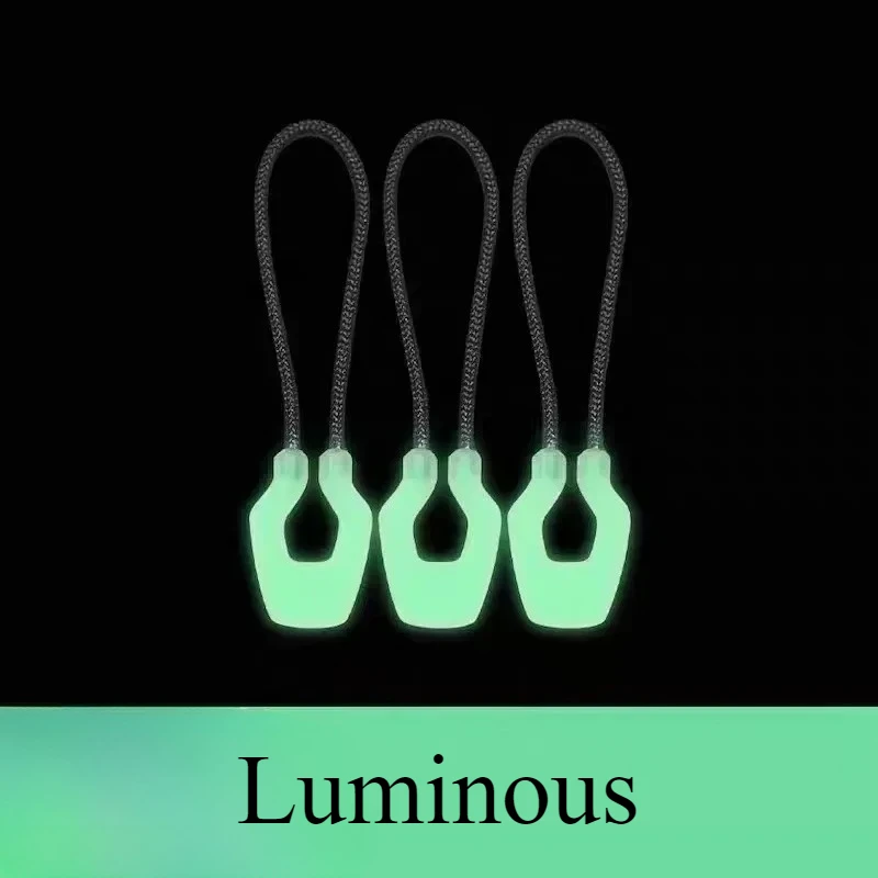 10pcs Fashionable Zipper Pullers Durable Convenient Zipper Extension Knapsack Jacket Zippers Accessories