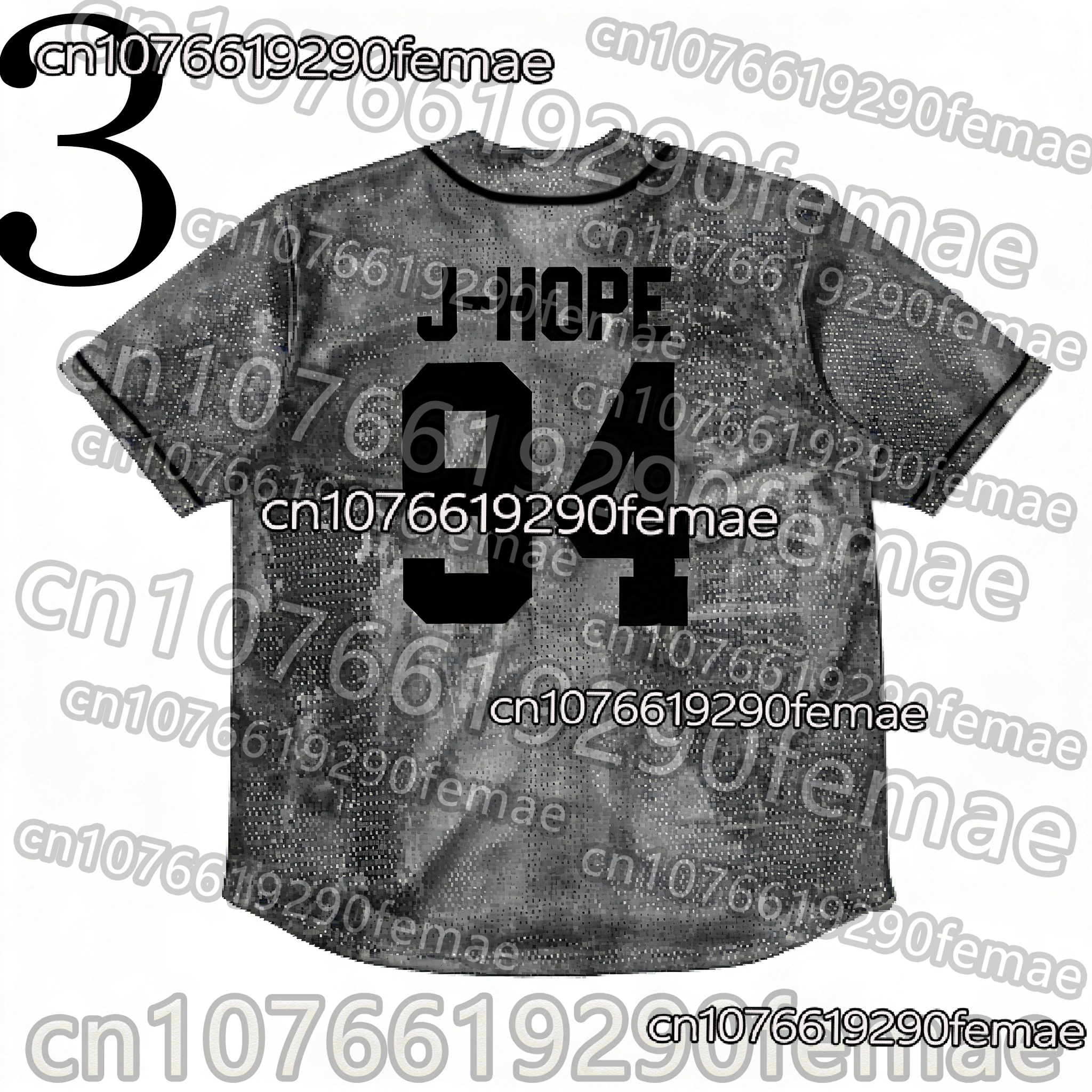 2026 New Men's Women's KPOP #97 Baseball Shirt, Teen Daily Sports Jersey, Suitable for Street Dance & Party Loose Men's T-Shirt image 5