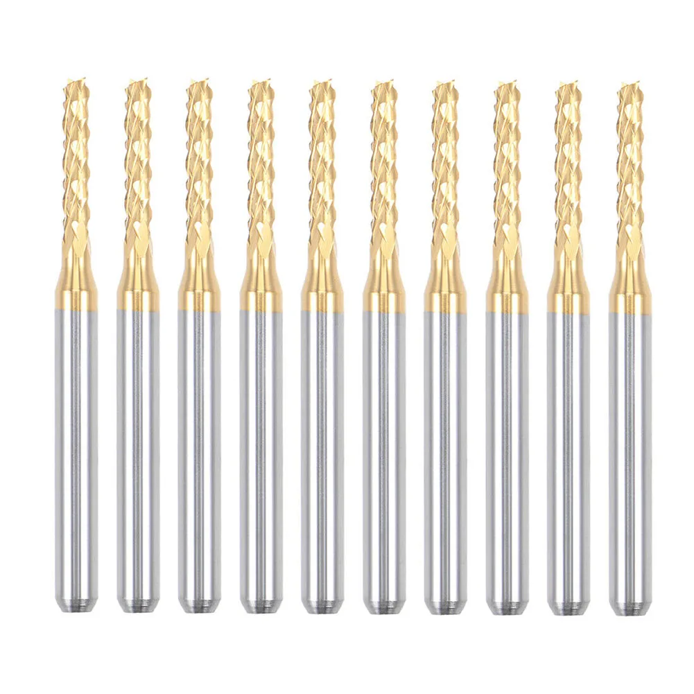 Engraving Milling Cutter Carbide End Mill 11.5mm Cutting Edge Length 2mm Cutting Edge Diameter 3.175mm Shank Diameter