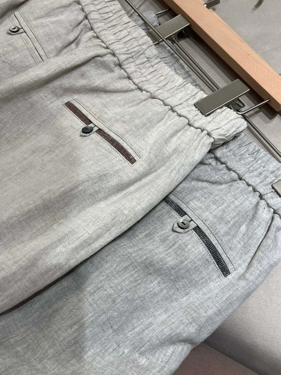 2024 Summer High Quality Casual Loose Linen Pants Suit