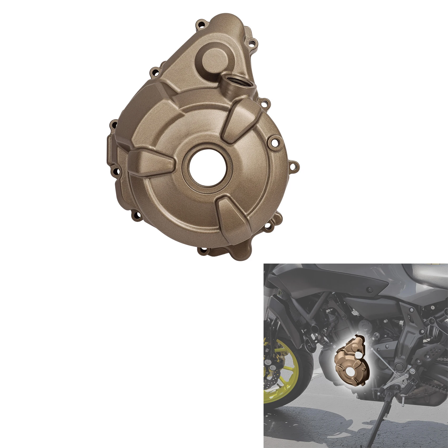 

Мотоциклетный алюминиевый левый статор двигателя, крышка картера для YAMAHA TENERE 700 2021-2024 XSR700 2018-2024 MT07 2015-2020 FZ07 2015