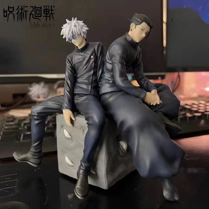 

New Jujutsu Kaisen Gojo Satoru Boy Personality Cartoon Anime Character Collection Model Car Desktop Figure Ornament Toy Gift