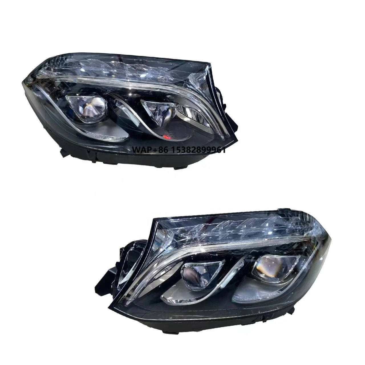 W166 X166 LED Headlights Car Front Bumper Lighting System European Version for GLS2016-2019
