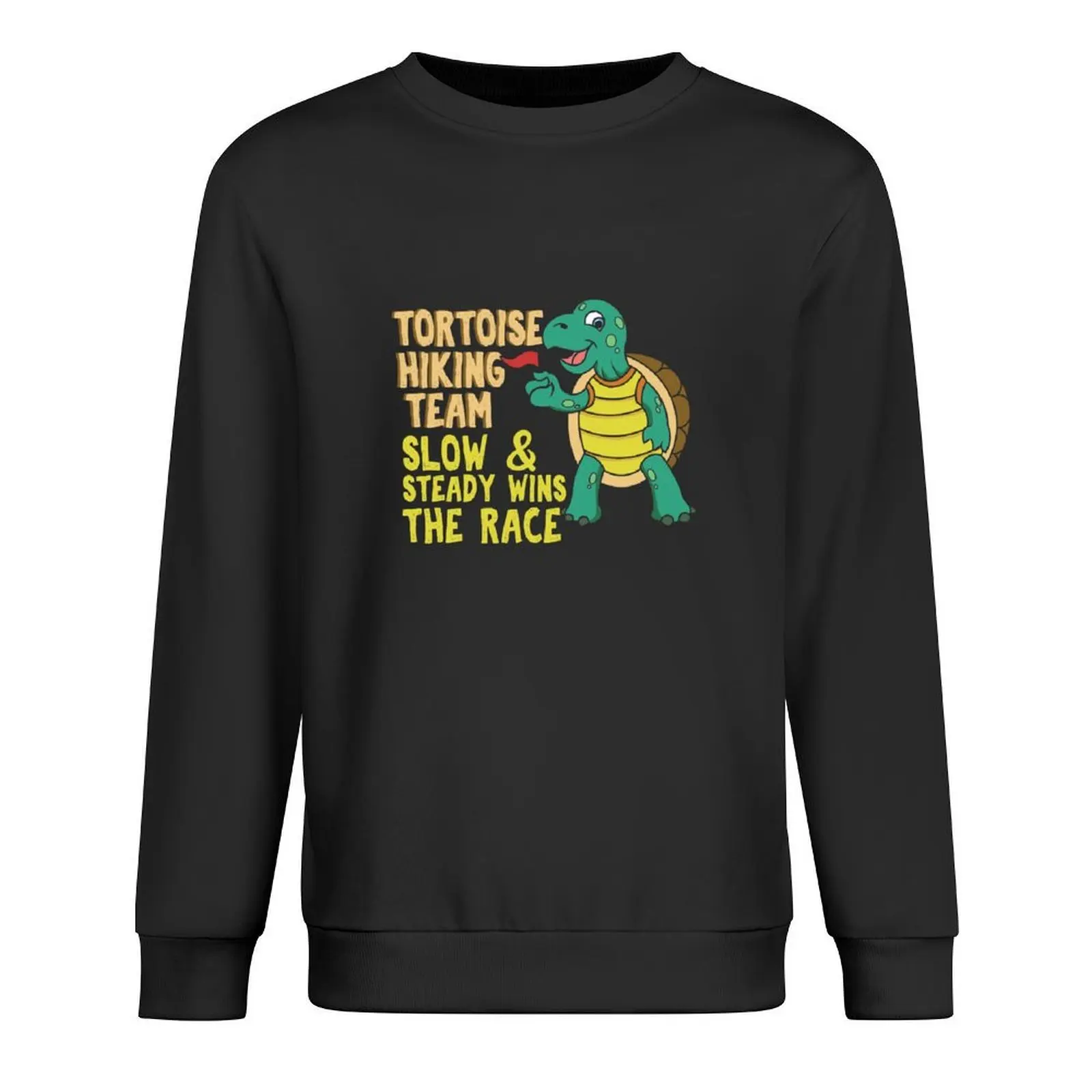 

Tortoise Hiking Team Slow and Steady Gift for Hikers Pullover blouse graphic t shirts men men's winter sweater hooded sweatshirt
