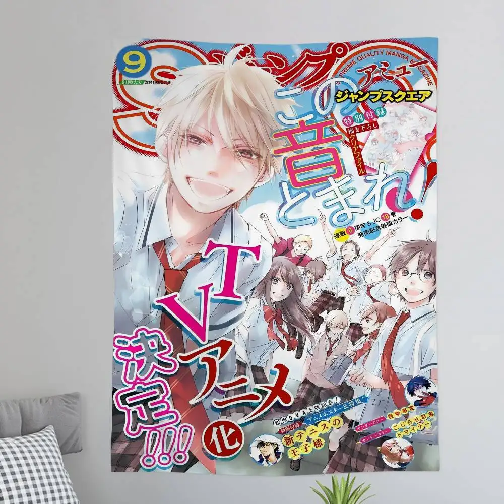 Anime Hot K-Kono Oto T-Tomare Hanging Bohemian Tapestry Hanging Tarot Hippie Wall Rugs Dorm Japanese Tapestry