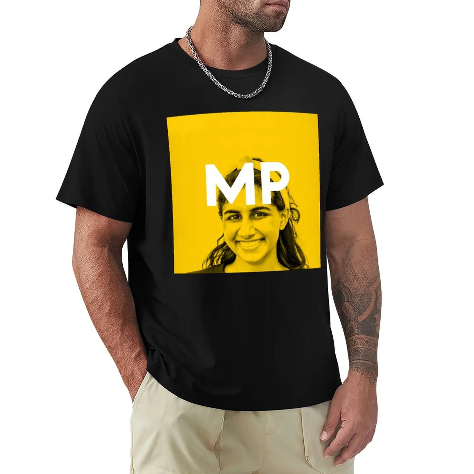 Happy New Year Monica Padman Cute Retro Vintage MP T-Shirt printed t shirts for man T-Shirt