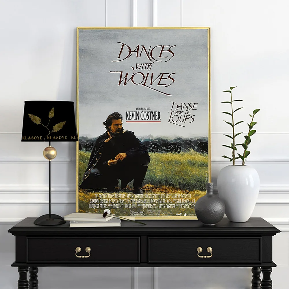 Dances With Wolves Movie Print Poster Film Art Wall Stickers Modern Wall Art Home Decor Canvas Painting Prints Picture