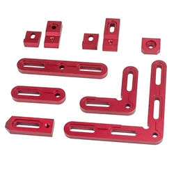 90 Degree Positioning Strip Tool Align Jig Fixed Clamp Position Lock Bar Block Aluminum Fixing Clip Corner Clamping Square Tool