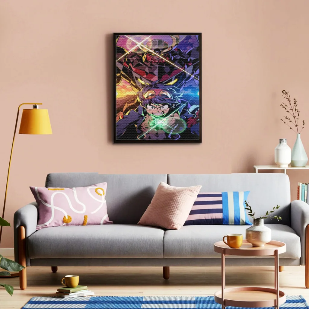 

Алмазная живопись Tengen Toppa Gurren-Lagann, полная Алмазная мозаика, вышивка, домашний декор, Новинка