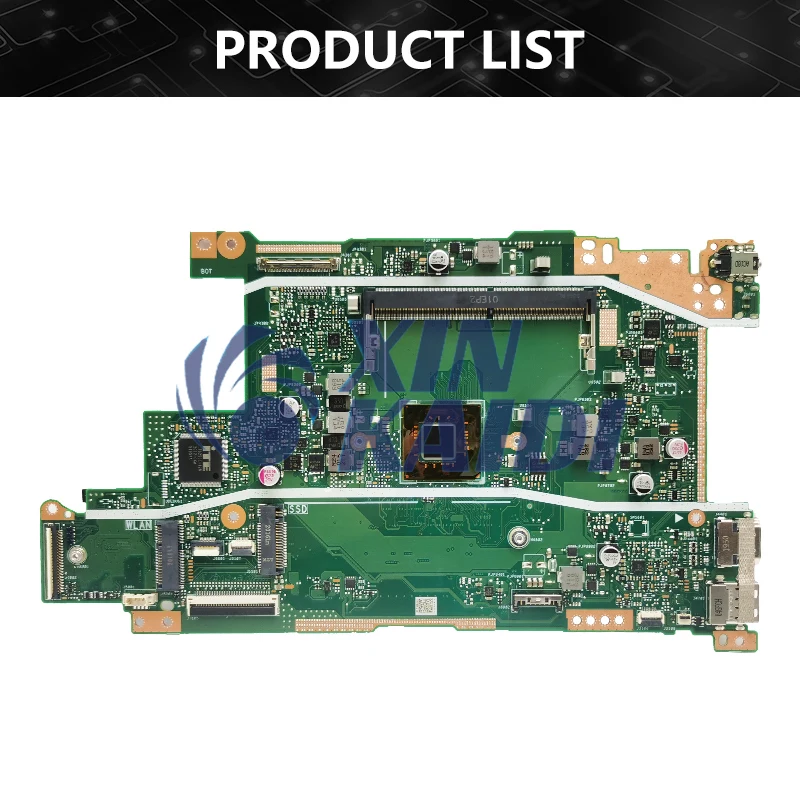 Imagem -04 - Placa-mãe Portátil para Asus Vivobook Placa-mãe Cpu Ddr4 Pentium N4000 N4100 N5000 N5030 X409ma X409 X509ma 100 de Trabalho