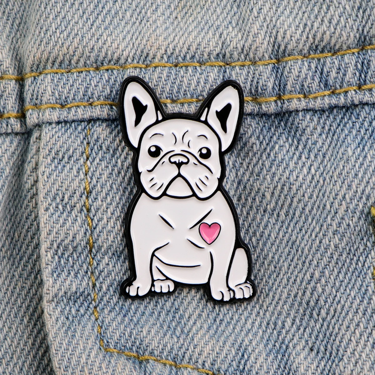 Cute Pet Dog Enamel Pin Badges on Backpack Brooches for Women Men Lapel Pins Animal Jewelry Cosplay Accessories Toys Gift