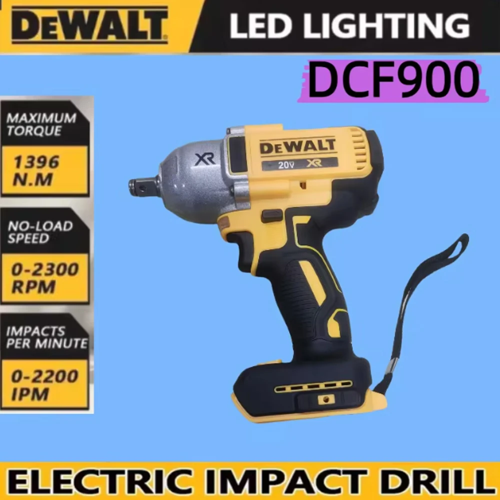 

DEWALT DCF900 Electric Impact Wrench Brushless Cordless 1/2" Compact Three Speed Adjustment Pneumatic Cannon Tire Removal