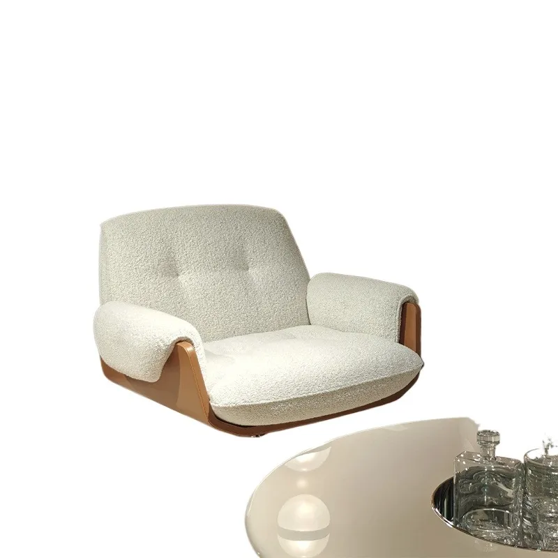 

Single chair, high-end living room balcony rotating leisure chair, clubhouse villa lobby model