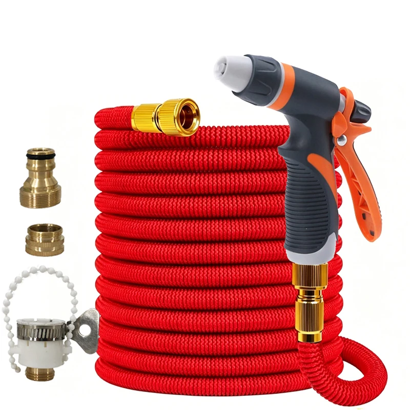 2026 New Expandable Hose, High-Pressure Spray Gun, Garden Hose, Suitable For Car Washing, Garden Irrigation, Pet Showering