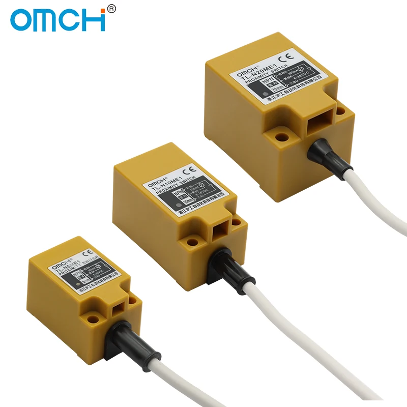 OMCH TL-N5ME1 TL-N10ME1 TL-N20ME1 เซ็นเซอร์สแควร์ NPN PNP NO NC เซ็นเซอร์ตําแหน่ง INDUCTIVE Proximity Switch Sensor