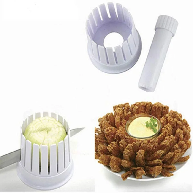 

D2 Creative Onion Blossom Maker Slicer Blossom Fruit Vegetable Cutter Tool Cutting Kitchen Accessories Onion Gadget Set Utensils