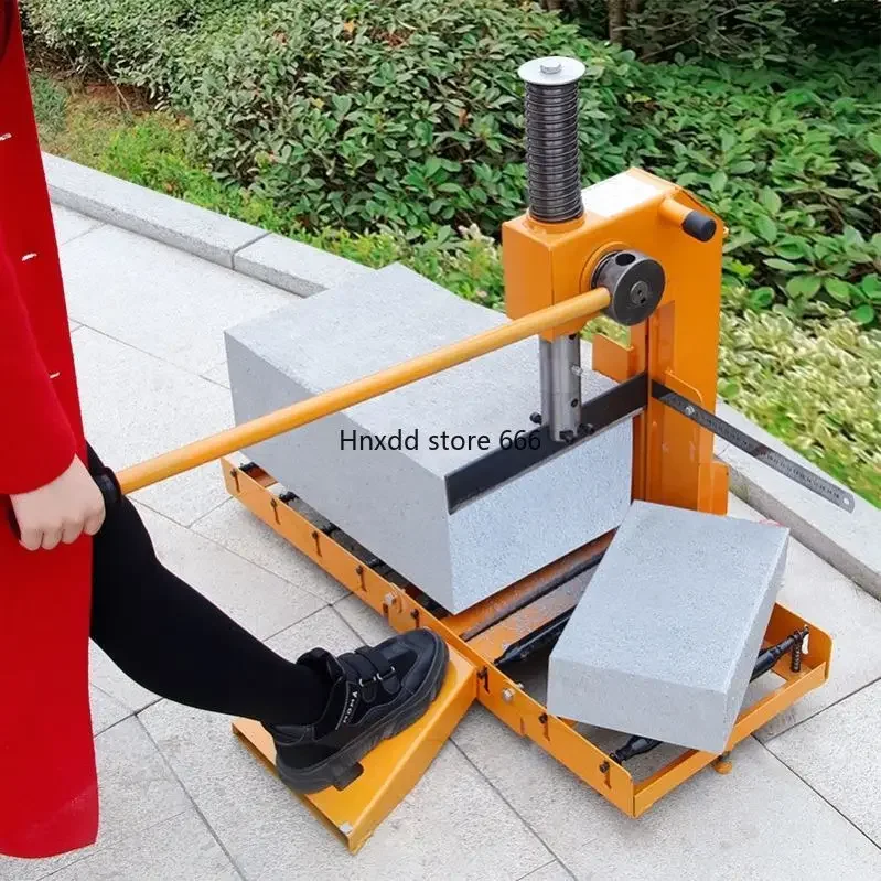 Portable labor-saving aerated block brick cutting machine lightweight foam cement tile block machine