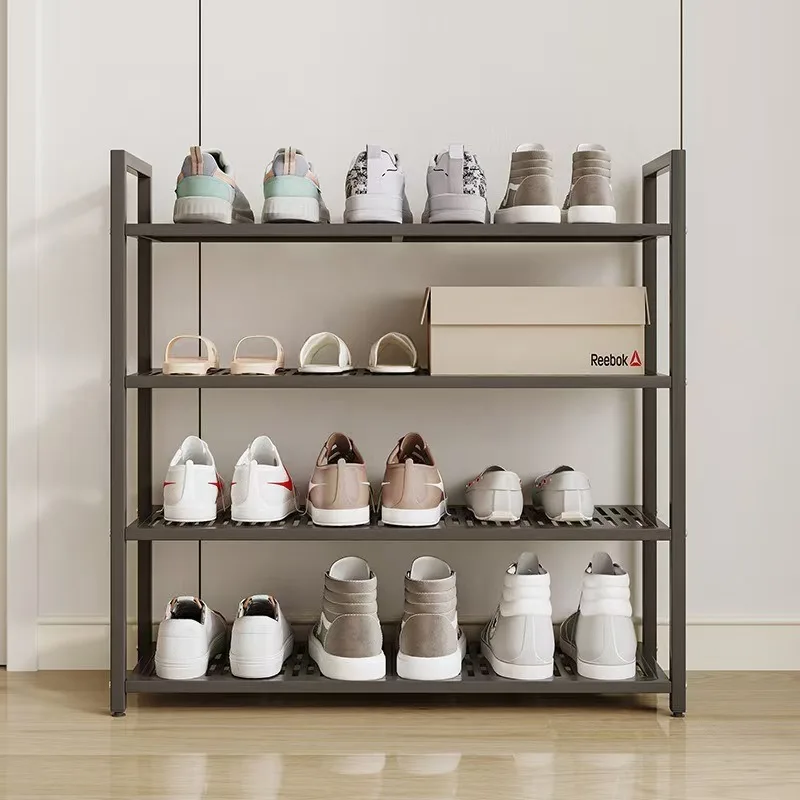 High Load Bearing Carbon Steel Multi Functional Multi Layer Space Saving Eco-Friendly Shoe Rack Modern Simple Living Room
