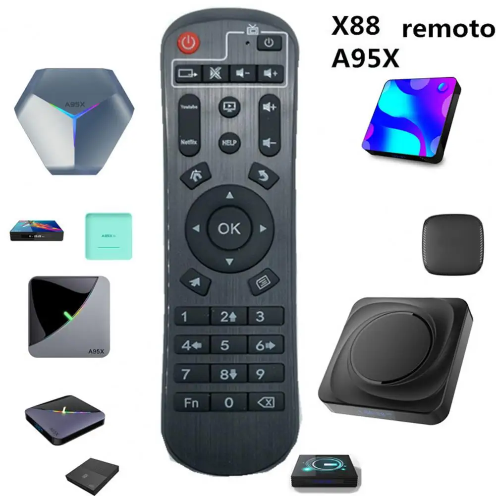 Tv controle remoto de resposta rápida controle remoto desgastar-resistindo smart ir tv controle remoto para a95x f3air a95xr5 a95xr3 x88pro