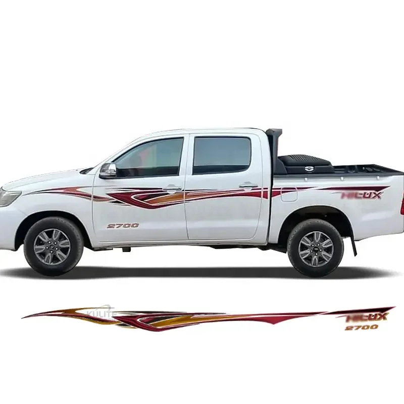 Pickup Stickers for Hilux Vigo Parts Car Body Sticker Vinyl Wrap KULITE Decal