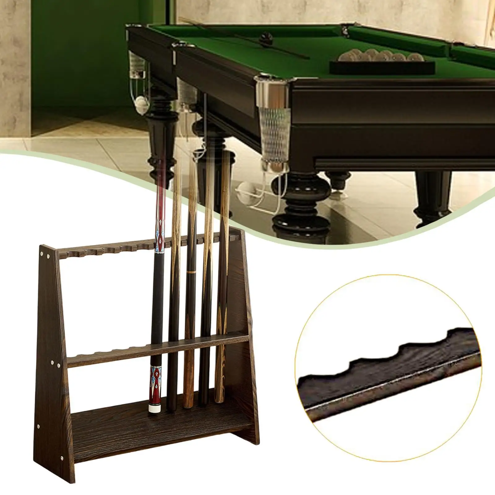 

Pool Cue Rack Freestanding Professional Stable for Hall Public Rod Vertical Modern Organizer Rack Floor Stand Cue Holder Cabinet