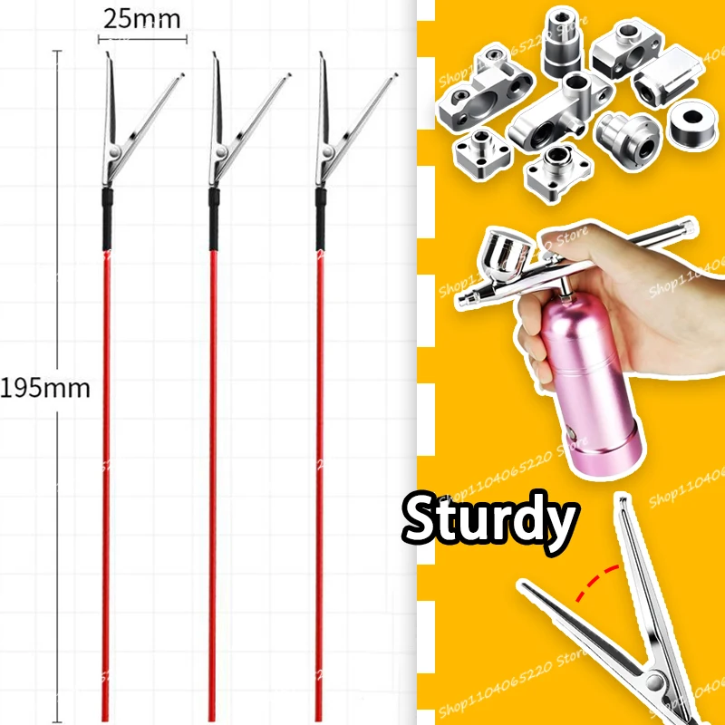

Hot Metal Reverse Clip For Spray Painting Diy Model Craft Parts Manual Coloring Auxiliary Tool Accessories For Home Professional