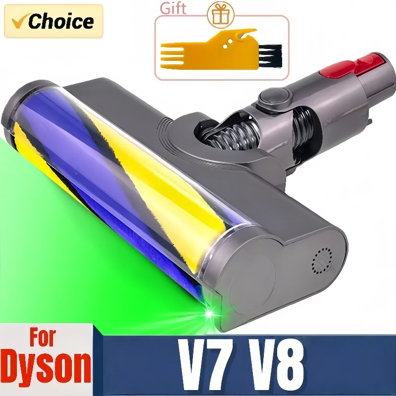 Voor Dyson V7 V8 V10 V11 V15 V6 V12Slim SV18 V10Slim G5 Draadloze Stofzuigers Eguipped met LED Zachte Roller cleaner Hoofd