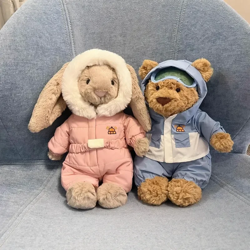 

Adorable Ski Outfit Bunny Plush 2025 Christmas New Arrival Collectible, Perfect Festive Surprise Gift
