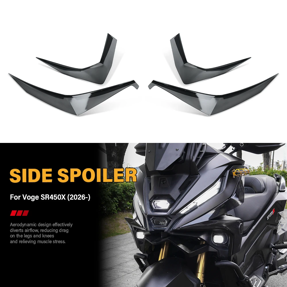 Upper + Lower Motorcycle Windshield Deflector Side Deflector Side Windscreen Fairing Accessories For VOGE SR450X SR 450 X 2026