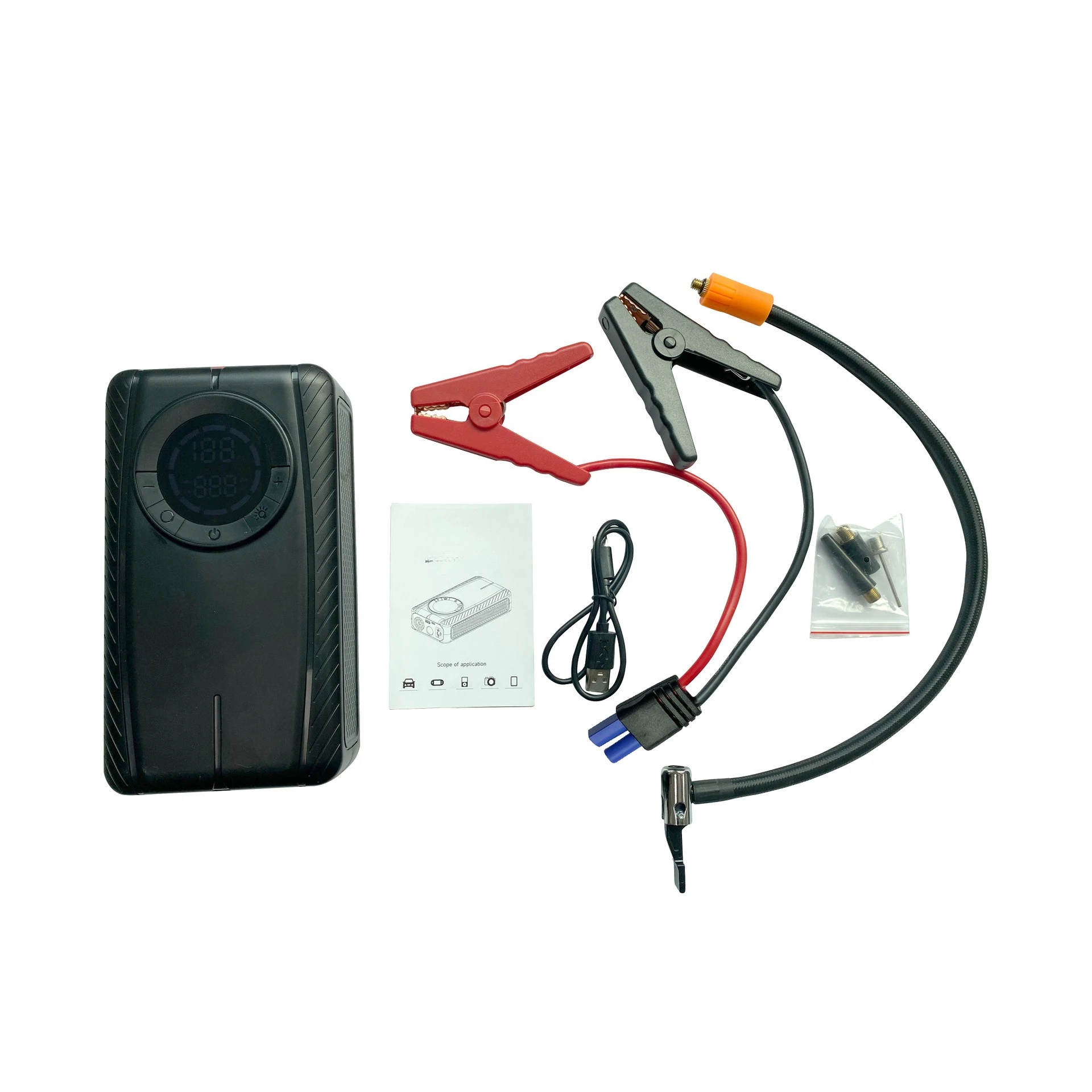 

Car pump, electric treasure, multi-functional truck pickup, car one-click emergency start power supply artifact