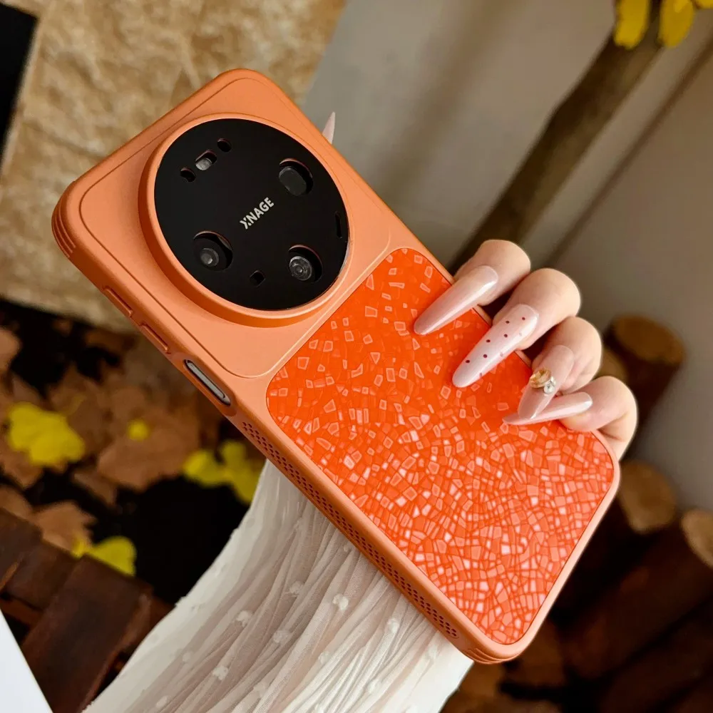 Fission Pattern For HuaWei Mate 80 Pro Max Phone Case PC Shell Protection Side Heat Dissipation Hole Shockproof Back Cover