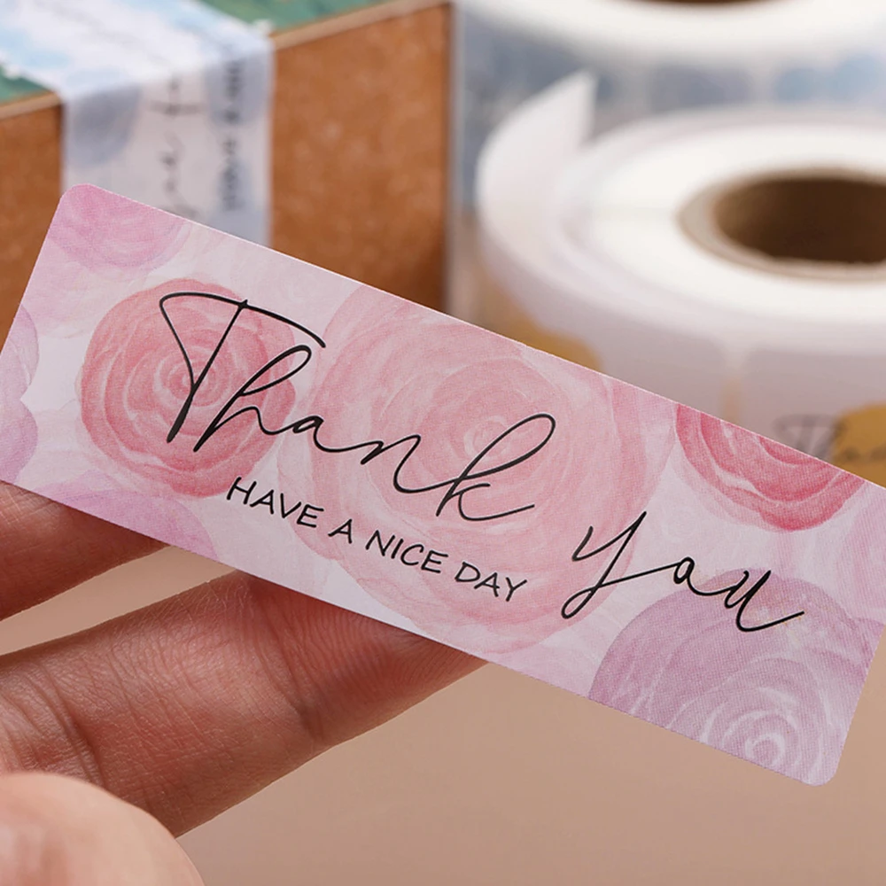 Thank You For Your Order Stickers Gift Decor Labels For Small Business Package Sealing Sticker view 2